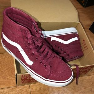 Canvas Cordovan/ True White Vans